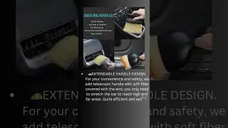 5 PCS Microfiber Car Duster Kit |Interior & Exterior Car Cleaning Detailing Tool @krishnaupadhyaybhakti