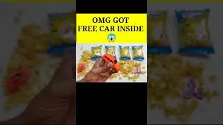 OMG GOT FREE CAR IN GOOD LUCK SNACKS #freegiftinside #short #trending