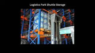 HEGERLS Shuttle Storage System in Logistics Park | High-Density Storage #warehouseautomation
