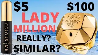 Colour me femme gold ladies perfume by milton lloyd, LADY MILLION PACO RABANNE  CHEAP ALTERNATIVE ?