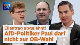 Ludwigshafen: AfD-Kandidat Joachim Paul vor Gericht gescheitert | NIUS Live vom 19. August 2025