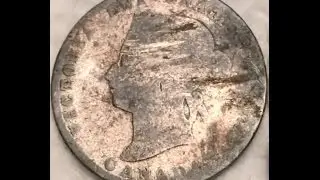 1800's Victorian silver!  Large cent and a 5 cent fishscale!  Metal Detecting