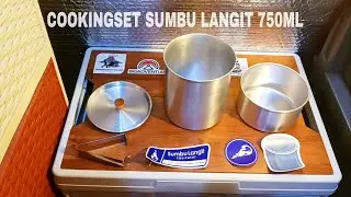 SUMBU LANGIT - COOKING SET 750ML POT + BOWL ULTRALIGHT
