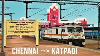 CHENNAI to KATPADI on Board 12685/ Chennai Mangalore Express in Indian Train Simulator