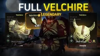 Full Velchire Armor Showcase (Fastest Armor) | The Forge Roblox