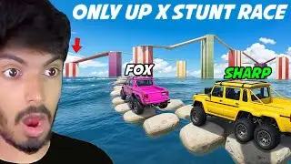 Stunt Race X Only Up | NO CHECKPOINTS 🔥| Gta 5 Stunt Race - Black FOX