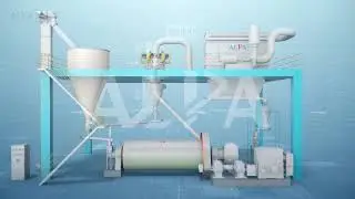 ALPA powder：Classifying and Ball Mill Production Line Equipment Introduction and Reaction Principle