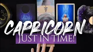 CAPRICORN TAROT READING | A DIVINE HAND IS AT WORK IN YOUR LIFE! JUST IN TIME!