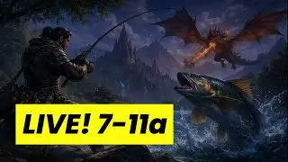 Ashes of Creation LIVE | Leveling, Fishing & Artisanship Progression