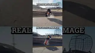 Realistic vs Extreme crash physics