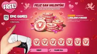 &iexcl;SOLO HOY! COMO conseguir PAVOS GRATIS en FORTNITE  SAN VALENT&Iacute;N❤️✅Fortnite Temporada 1 - Capitulo 7