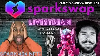 SPARKSWAP AMA WITH AJ - SPARKSWAP 404 NFT, PLUS MORE #sparkswap #pulsechain #emp #spark404 #defi