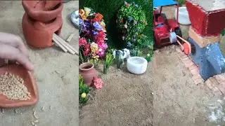 Diy mini tractor flour mill machine mini science project || mini flour || @creater villa