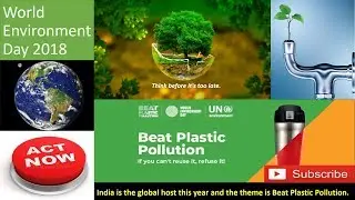 World Environment Day 2018 | Beat Plastic Pollution | India is a Global Host | United Nations Dublin