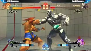 SSF4 AE EVO 2013 SEMIFINALS AVM Gamerbee (ADON) vs CafeID Poongko (SETH)