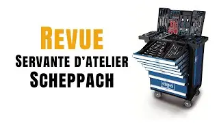 Servante d'atelier Scheppach TW1000 : chariot outillage professionnel avec 7 tiroirs - avis