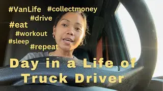 Жизнь водителя фургона в США 🇺🇸 #teamdrivers #truckerslife