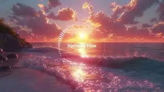 Harmony Flow-Pink Sunset on the Beach