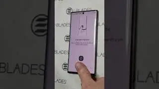 iBLADES Screen Protector, 3  Fingerprint Setup