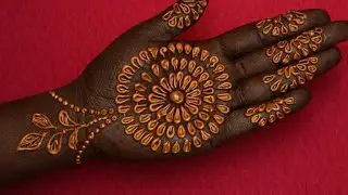सरल मेहंदी डिज़ाइन | Easy 👌✨ Trick Mehndi Design | Simple Fronthand Mehndi Design | Henna Design 