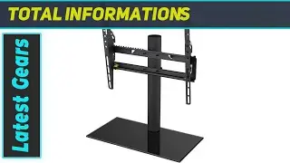 AVF Universal Table Top Tilt and Turn TV Stand - Enhance Your Viewing Experience!