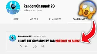 How To Get Community Tab Without 1k Subscribers | How To Get Community Posts On YouTube