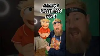 Making a Puppet Video Part 1 #puppeteer #filmmaking #creative