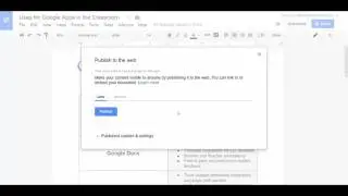 "Download As" and "Publish to Web" with G Suite