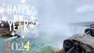 Niagara Falls Canada New Years Day Walk 2024 🇨🇦