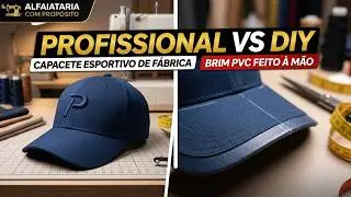 criar aba de boné com cano pvc 😉