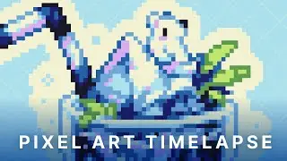 Polar Ice | Pixel Art Timelapse in Aseprite