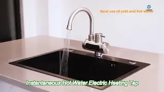 led digital display instantaneous fast electric heating water tap for kitchen