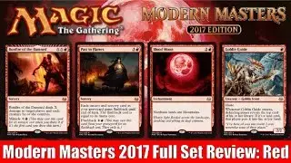 MTG Modern Masters 2017 Full Set Review: Red!