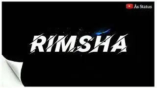 Rimsha  Name whatsapp Status