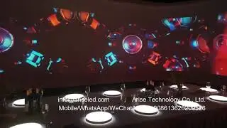 Immersive live entertainment LED large screen, immersive LED display new media art exhibition, LED l