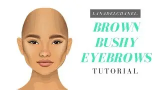THICK BUSHY Eyebrow OVERLAY | SIMPLE Stardoll Face Tutorial | LanaDelChanel