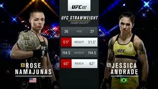 Rose Namajunas vs Jessica Andrade