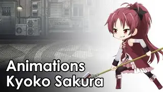 Kyoko Sakura - Battle Animations
