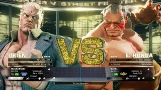 SFV Champion Edition 🔥 HeroforHobby (URIEN) Vs GustC (E. HONDA) 🔥 Online Match's 03-22-2023