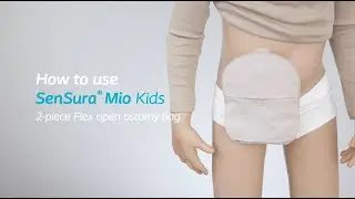 SenSura&reg; Mio Kids 2pc Flex Open Ostomy Bag