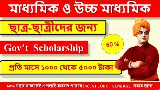 Scholarship For General & OBC Students 2022-23 | Scholarship For 10th and 12th Students😇
