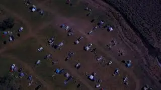 Drone Flight During the Eclipse