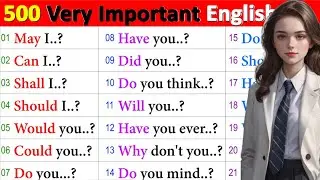 Easy English Speaking Practice for Beginners | Learn English Conversation Daily to Improve ✨