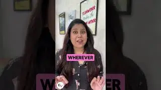 Whatever Wherever Whenever #learnenglish #howtospeakengfluently #whatever #wheneverwherever