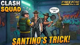 Perfect Round Ace: Aggressive Santino Skills | Free Fire Max | Clash Squad Ranked