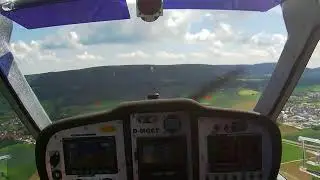 Flying traffic pattern at EDTH with D-MQCT