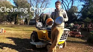 Cub Cadet 782 Cleaning Chrome Hub Caps