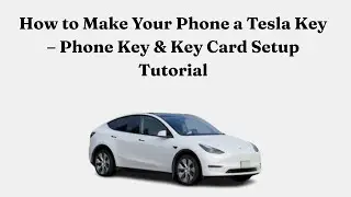 Как превратить телефон в ключ Tesla &mdash; руководство по настройке ключа-телефона и ключ-карты