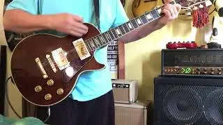 Vintage Anjo Root Beer Les Paul Guitar Demo