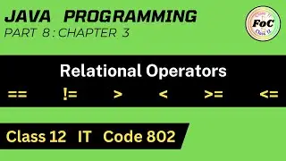 Java Class 12 | Relational Operators | Unit 3 Information Technology IT Code 802 #cbse #exam